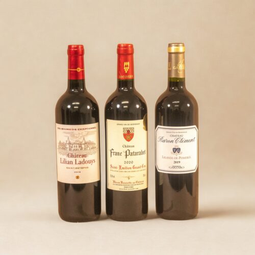 Bordeaux Premium Trio Wine Gift Box